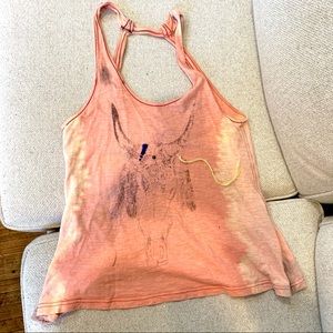 Free People Open-back Tie-dye Tank Top
